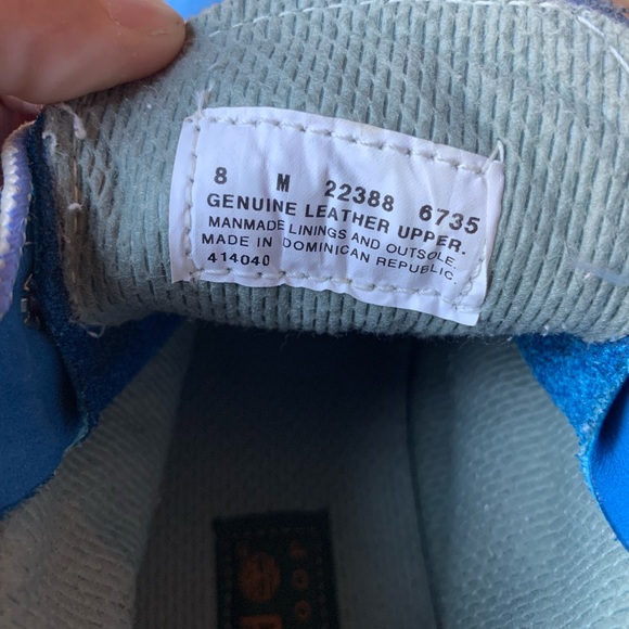 Timberland Nellie Chukka blue ankle boots - size 8 - Picture 4 of 4